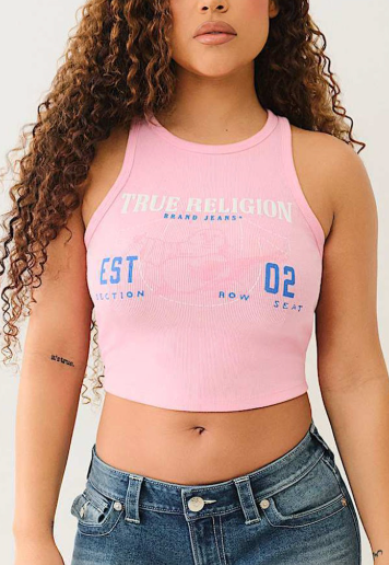 ALDT216-Graphic Printed Tank Top