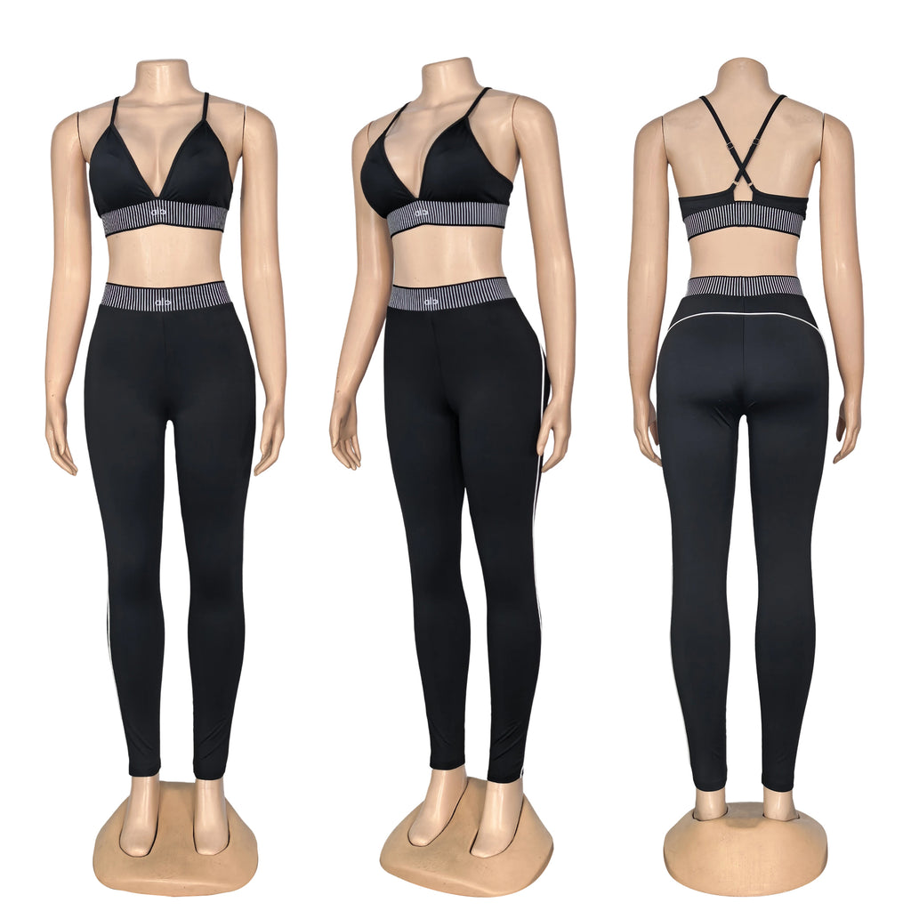 AL038-Leggings Set(With built-in chest pads)