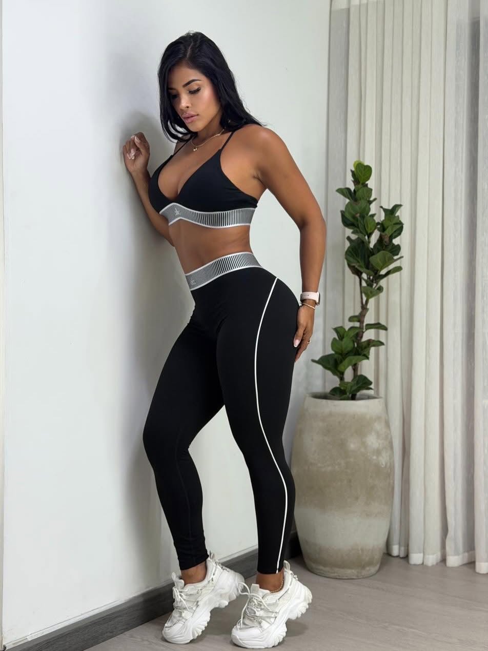 AL038-Leggings Set(With built-in chest pads)