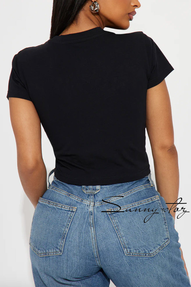 GGT153-Graphic Print Baby Tee
