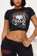 GGT155-Graphic Print Baby Tee