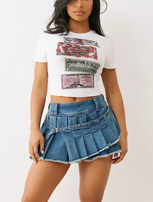 ALGT173-Graphic Printed Babe Tee