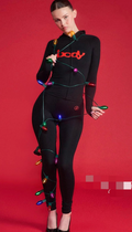 ALGS109-Letter Print Hoodie Tracksuit Set