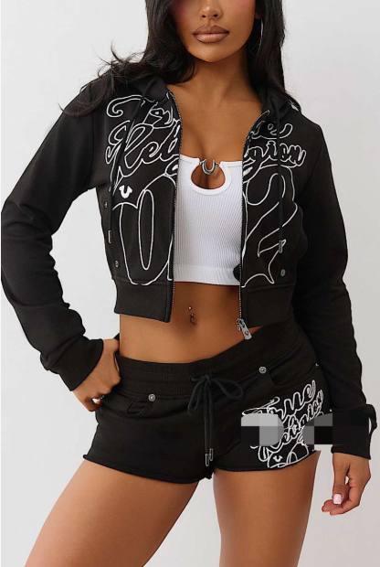 ALES239-Graphic Tracksuit Sets