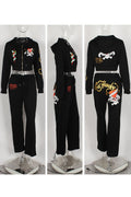 ALOO468-Graphic Tracksuit Set