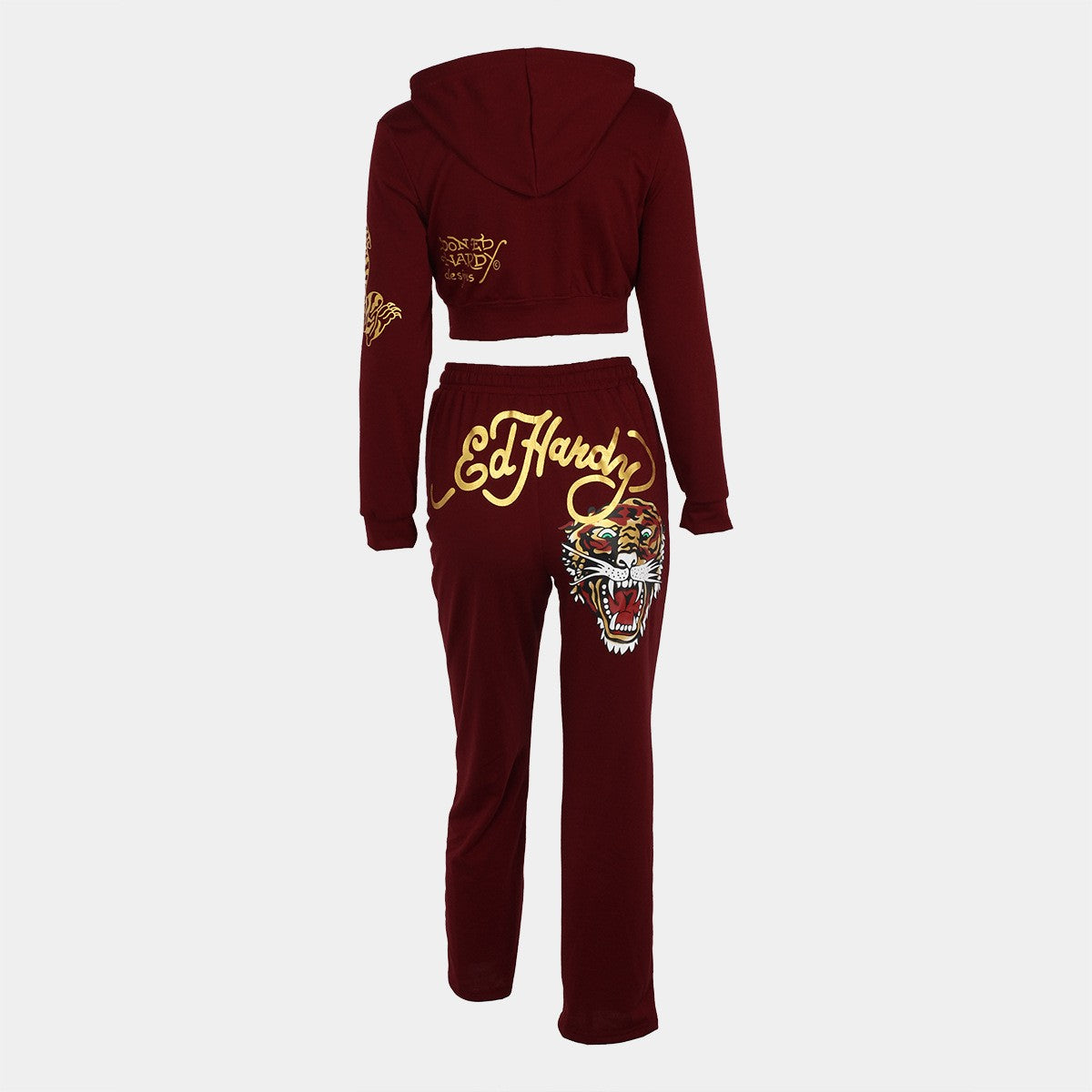 ALOO468-Graphic Tracksuit Set
