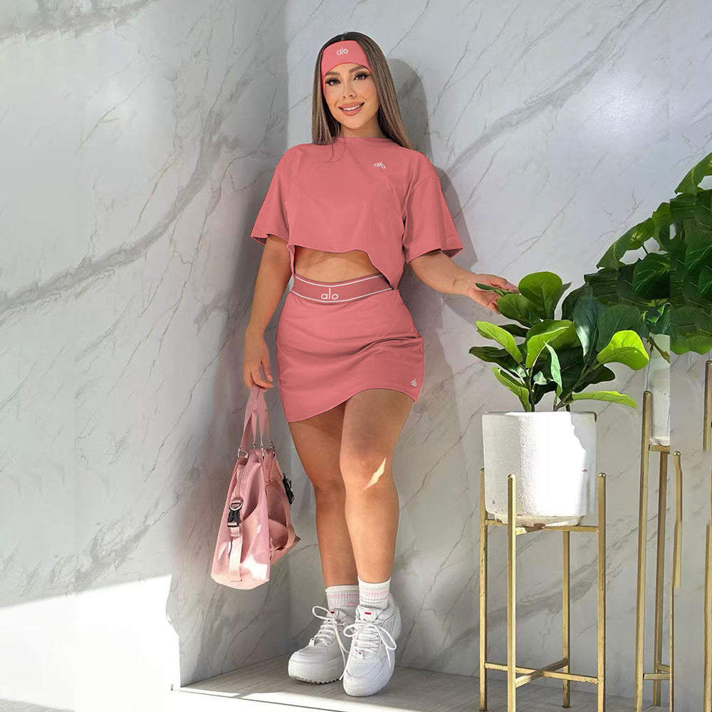 AL012-Shorts Tracksuit Set