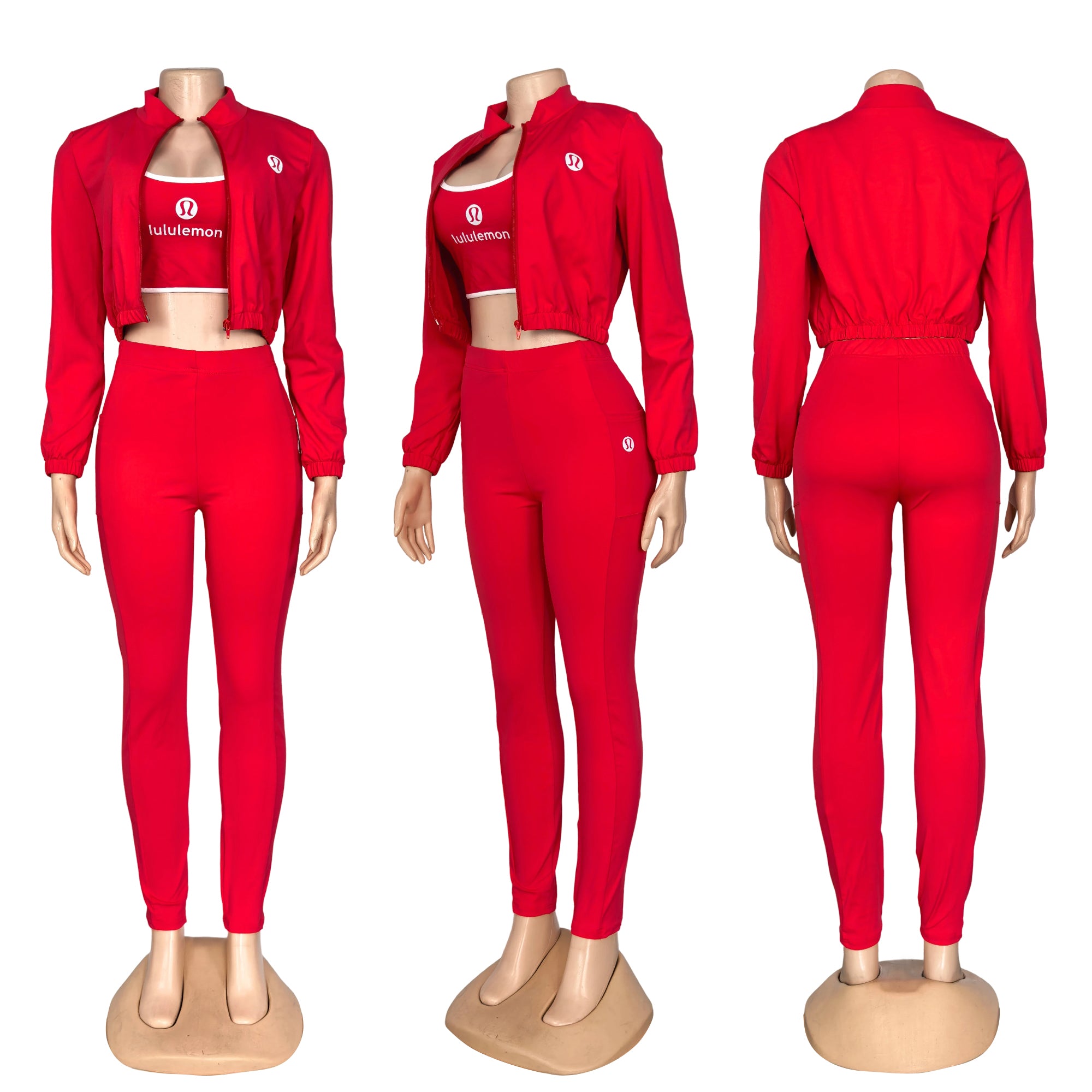 AL022-3 Pieces Tracksuit Set
