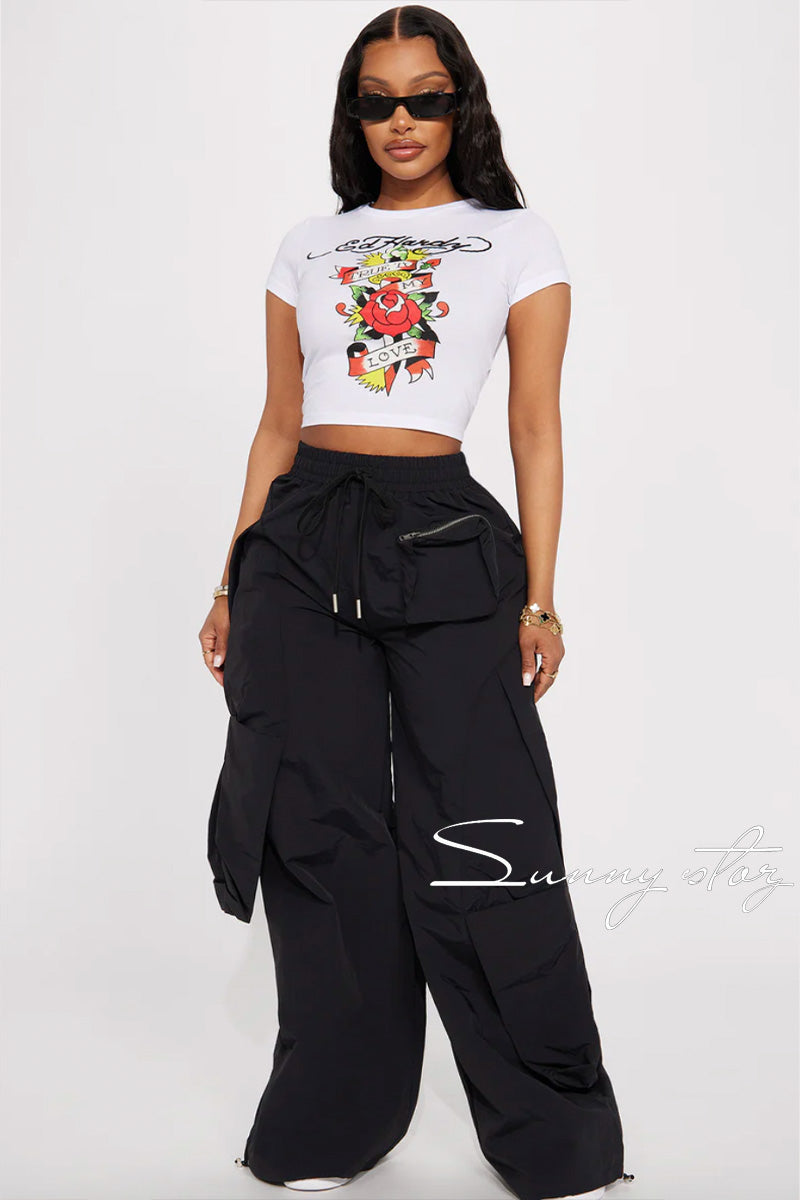 GGT154-Graphic Print Baby Tee