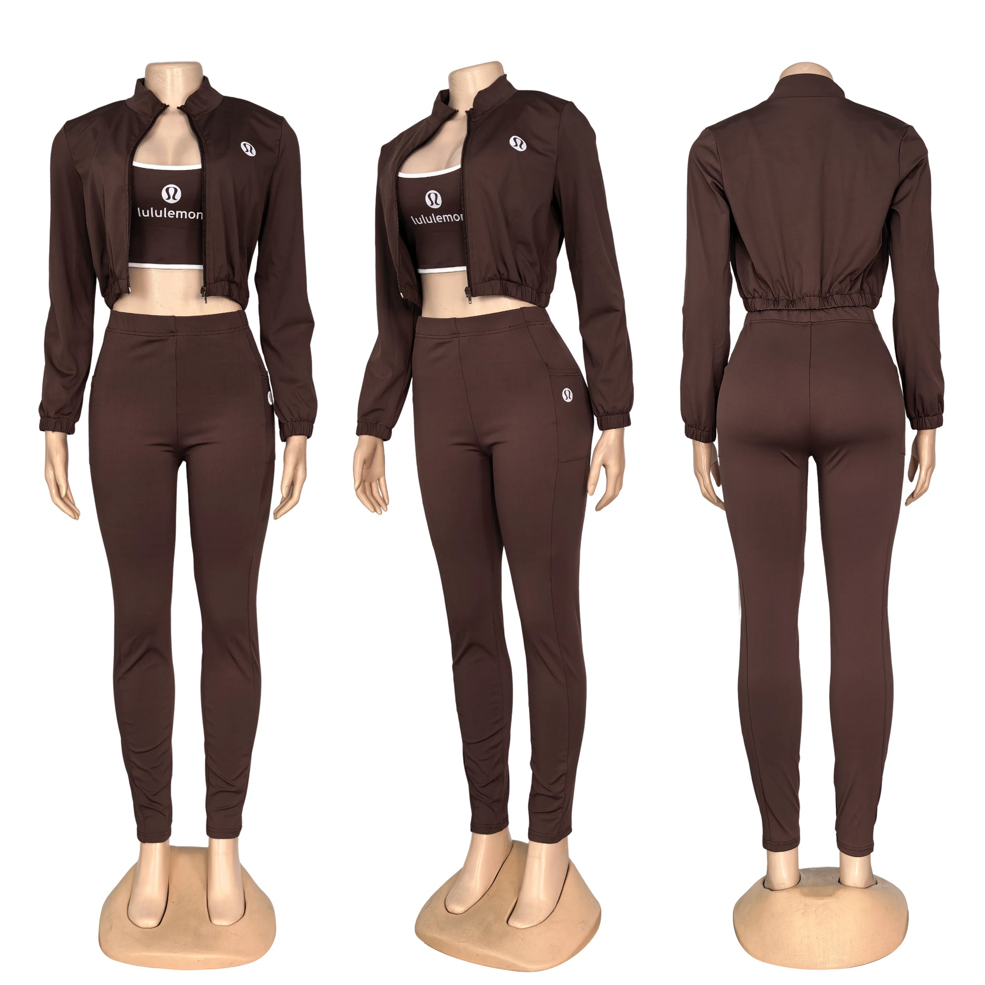 AL022-3 Pieces Tracksuit Set