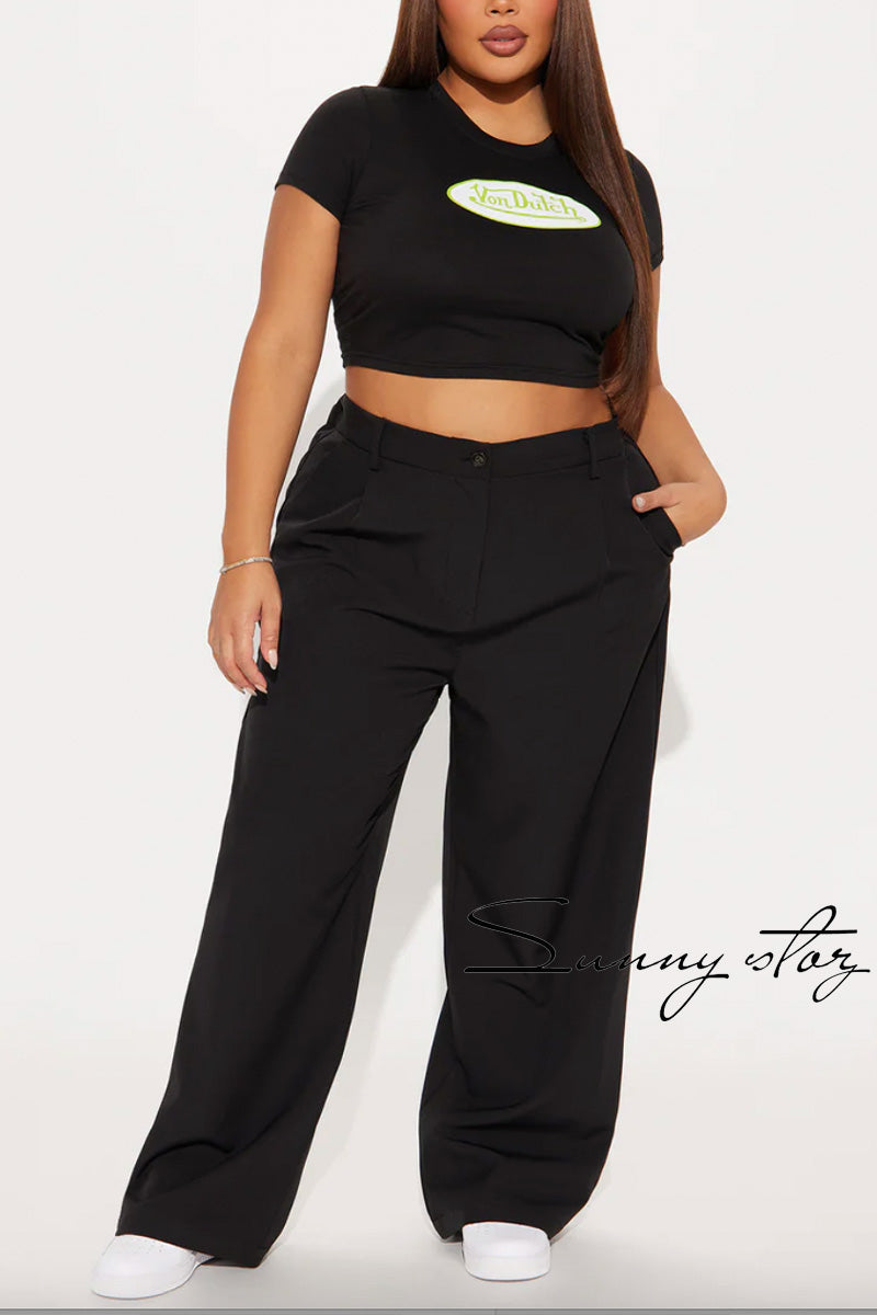 GGT152-Graphic Print Baby Tee