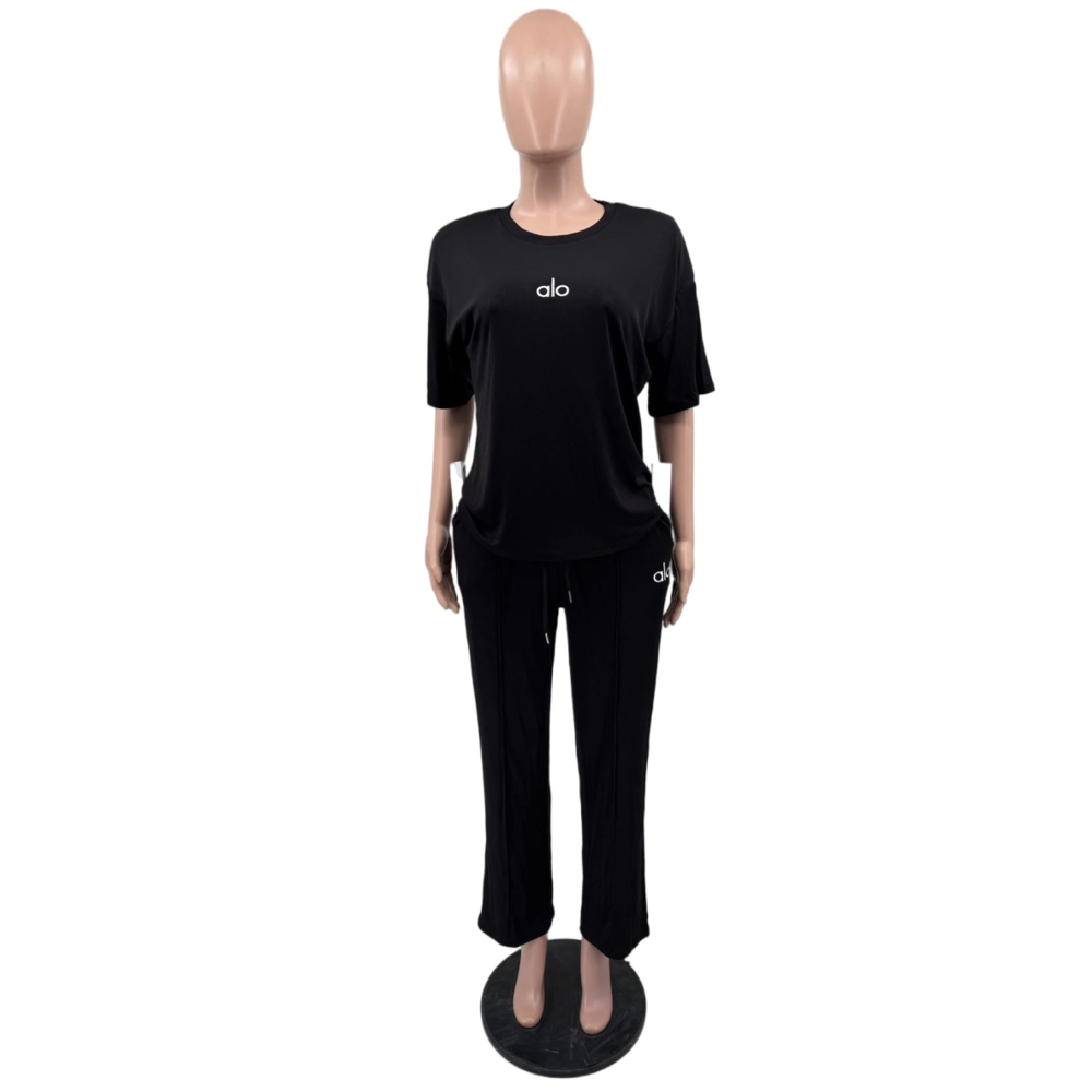 AL002-2 Pieces Pants Set