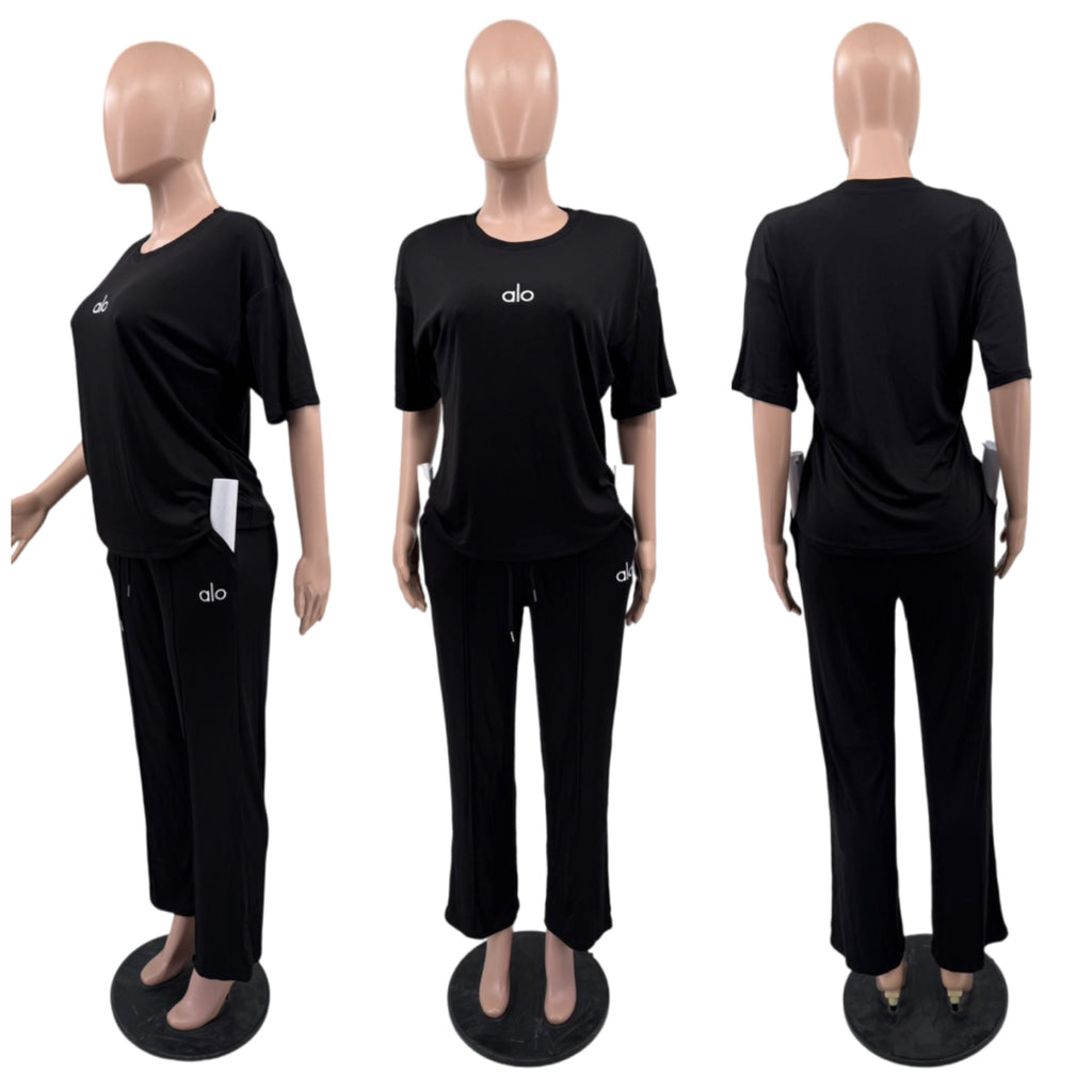 AL002-2 Pieces Pants Set