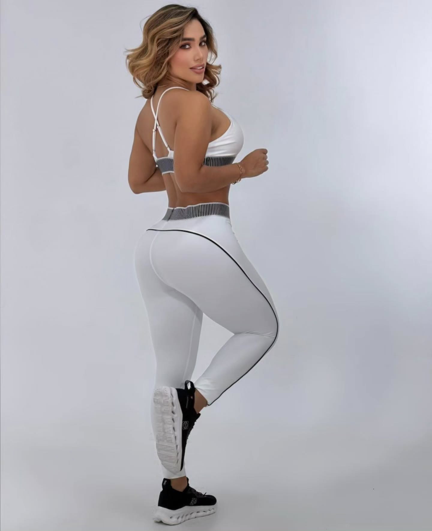 AL038-Leggings Set(With built-in chest pads)