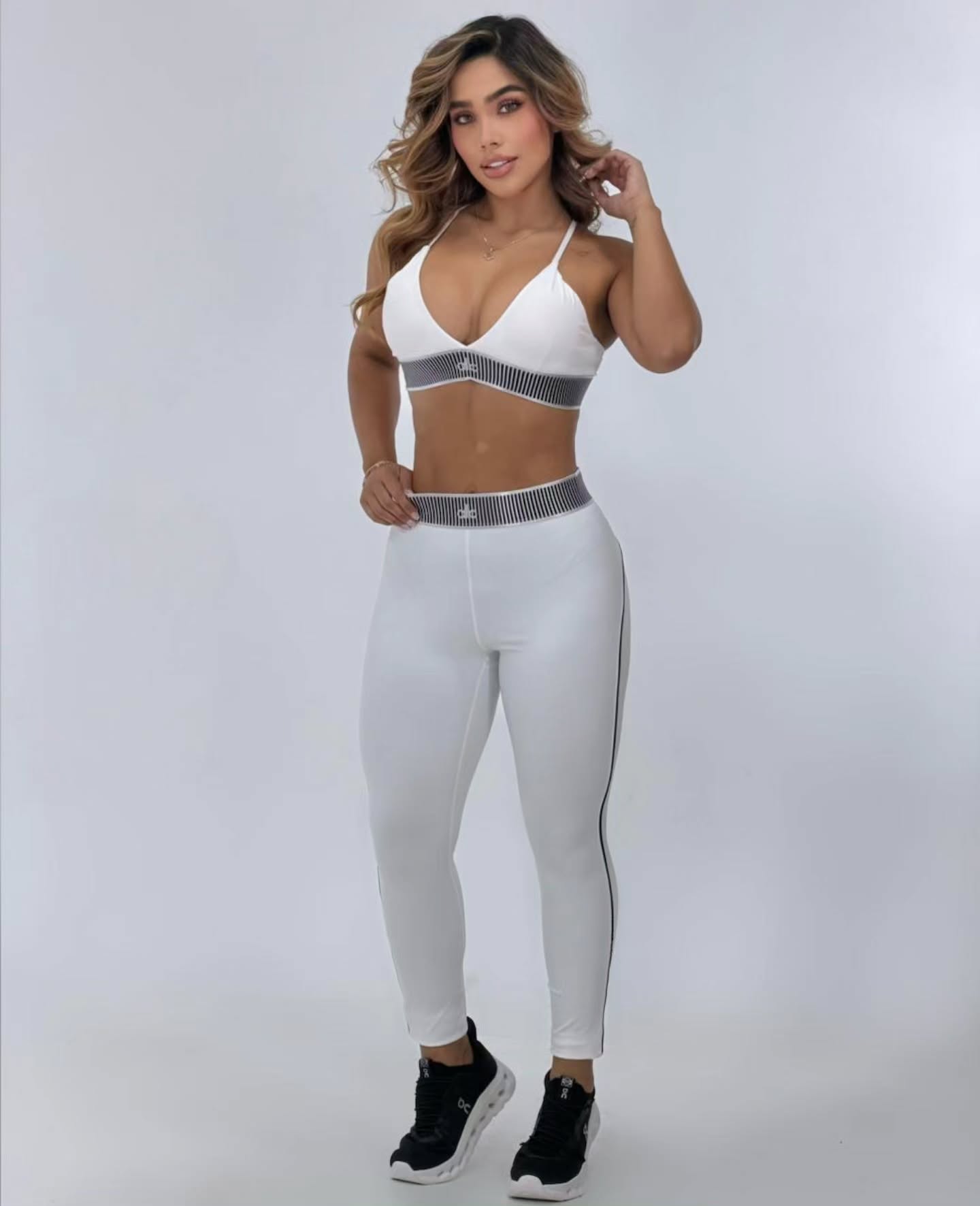 AL038-Leggings Set(With built-in chest pads)