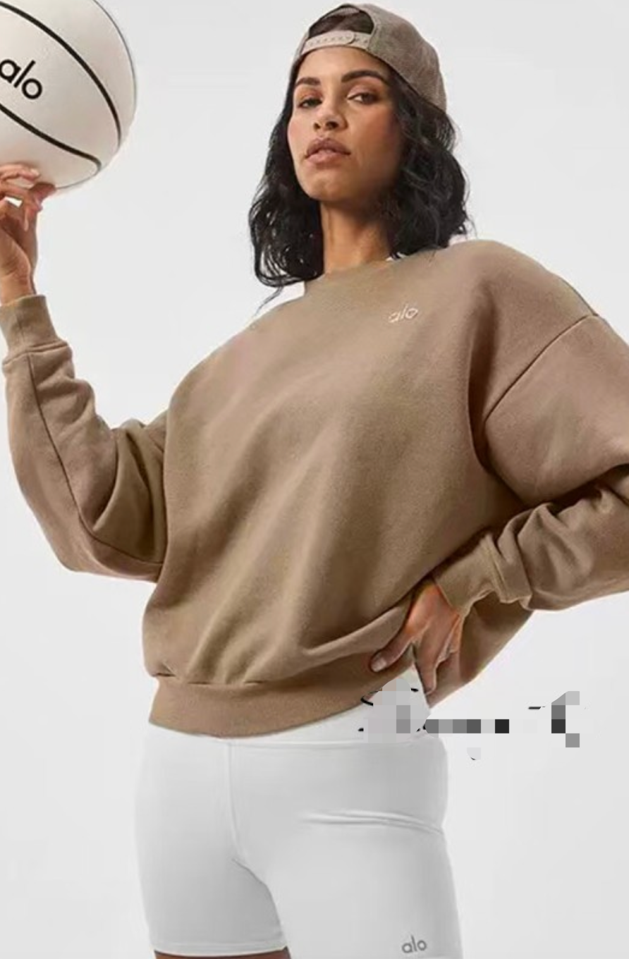 ALT210-Silver 3D Letter Sweatshirt
