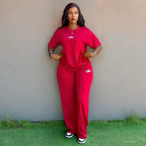 AL002-2 Pieces Pants Set