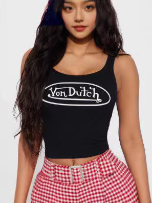 ALGT119-Graphic Print Tank