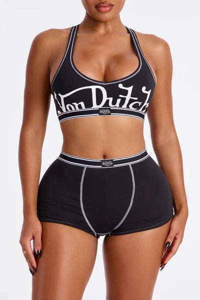 AL008-Shorts Tracksuit Set