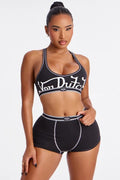 AL008-Shorts Tracksuit Set