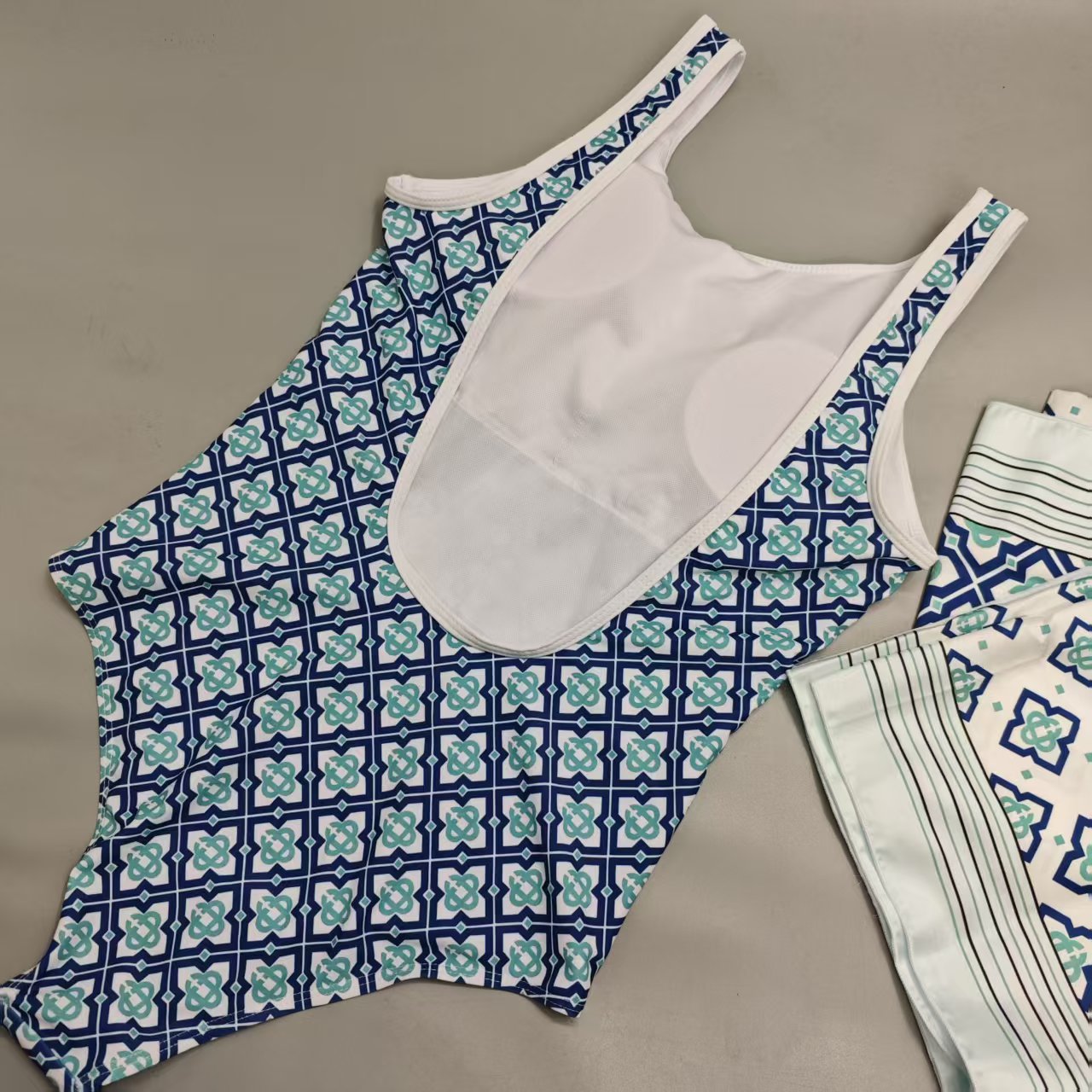 ALT215-2 Piece Swimsuit & Scarf Set
