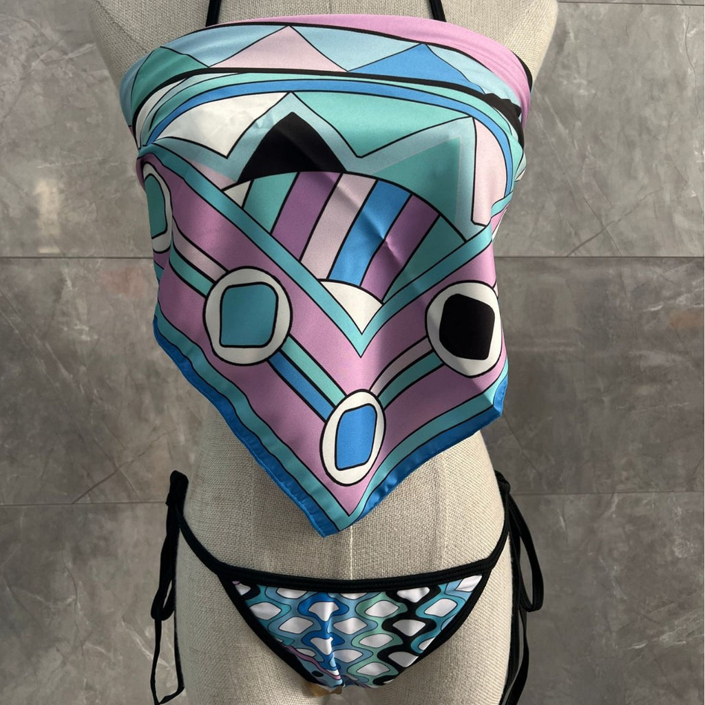 ALDS352-Swimmsuit three-piece set