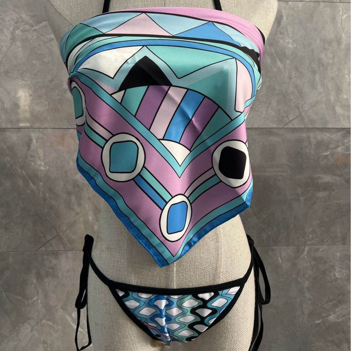 ALDS352-Swimmsuit three-piece set