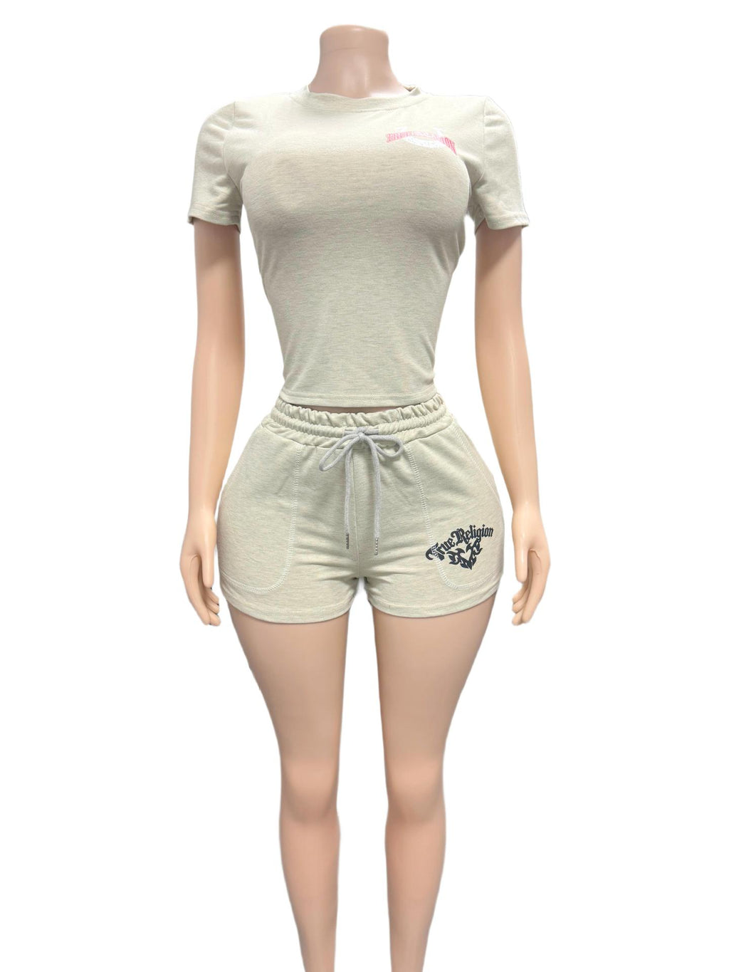AL005-Shorts Tracksuit Set