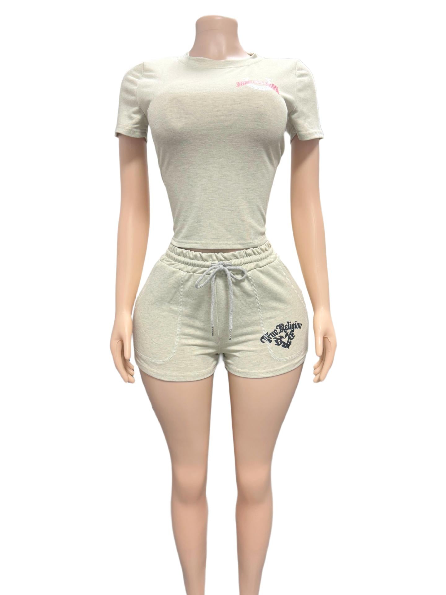 AL005-Shorts Tracksuit Set