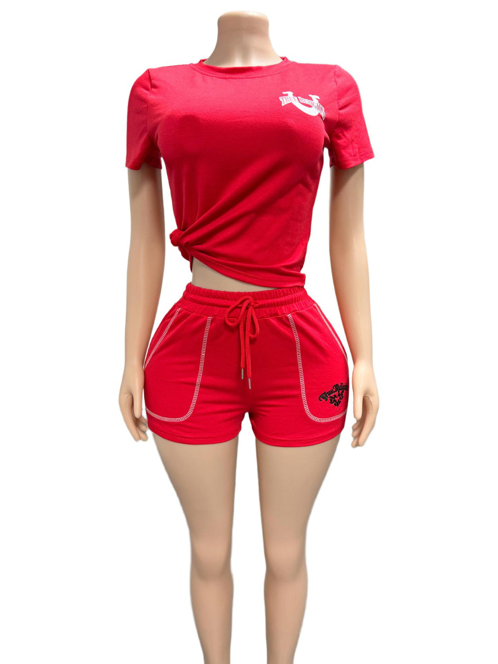 AL005-Shorts Tracksuit Set