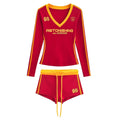 ALCS469-Long-sleeved shorts with letter print set