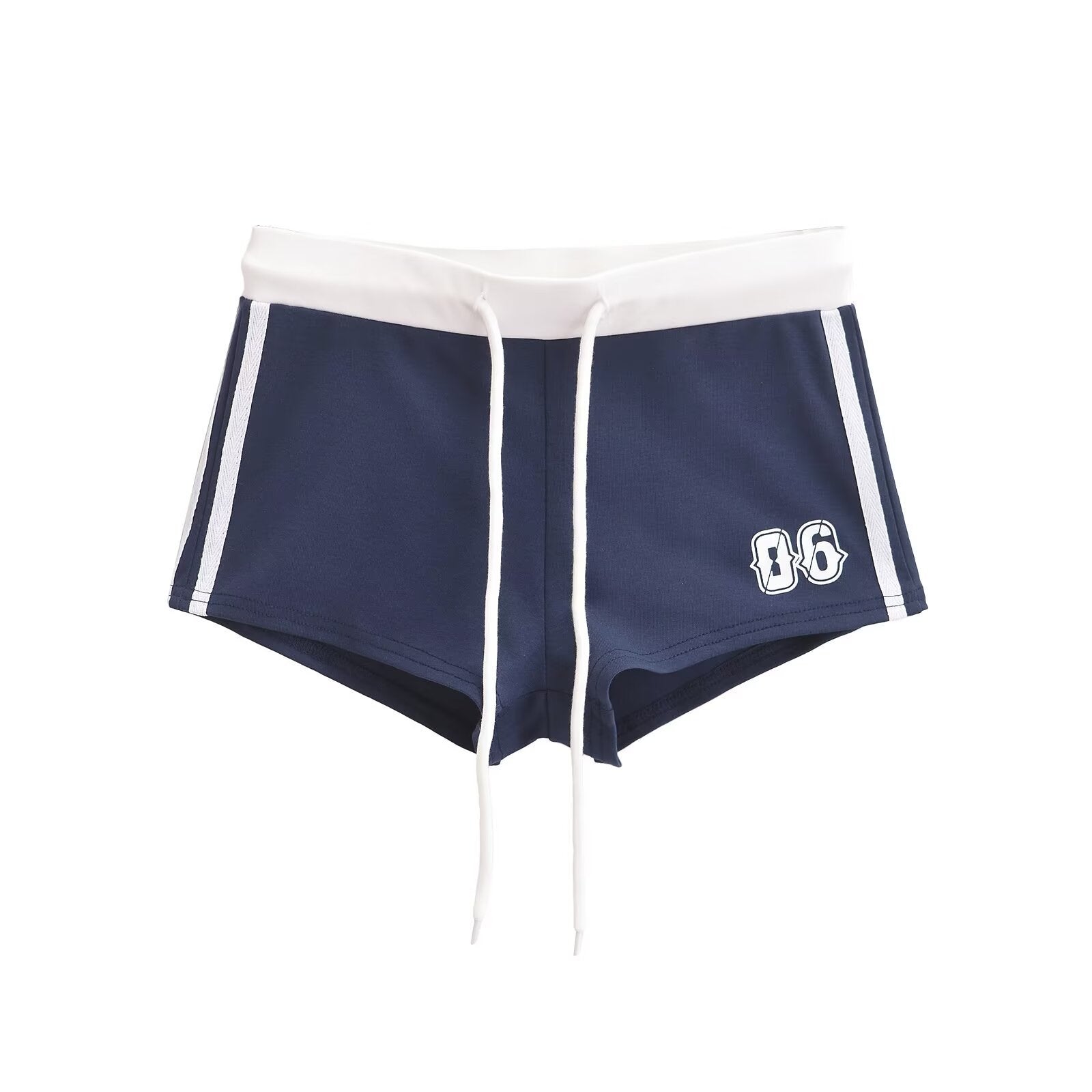 ALCS469-Long-sleeved shorts with letter print set