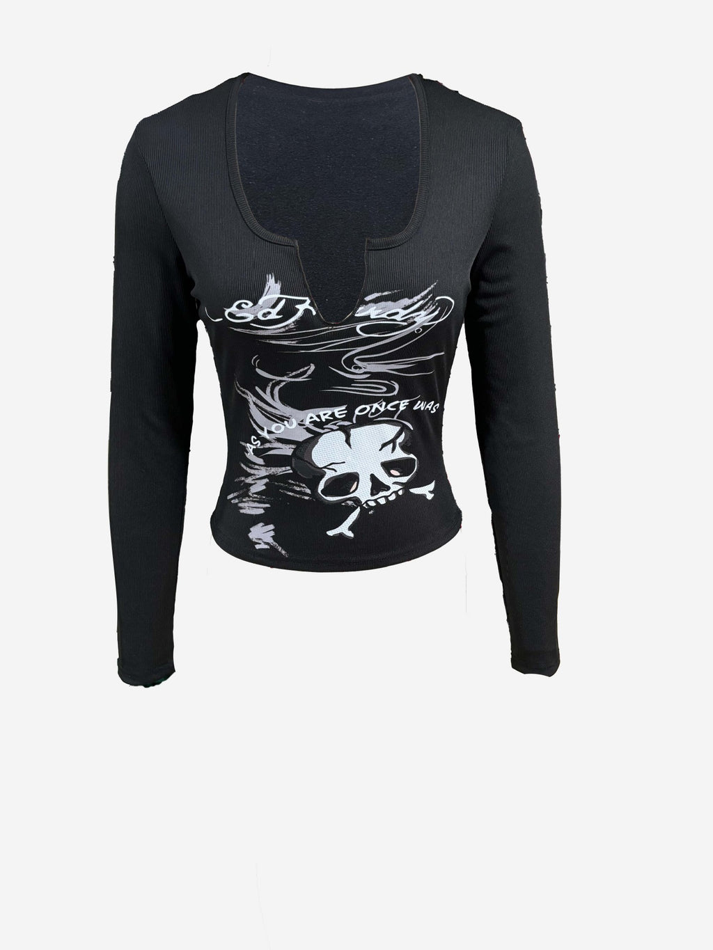 ALET180-Graphic Print Top