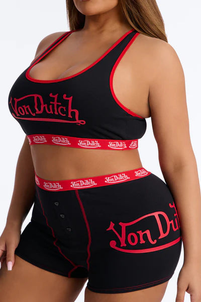 AL006-Shorts Tracksuit Set