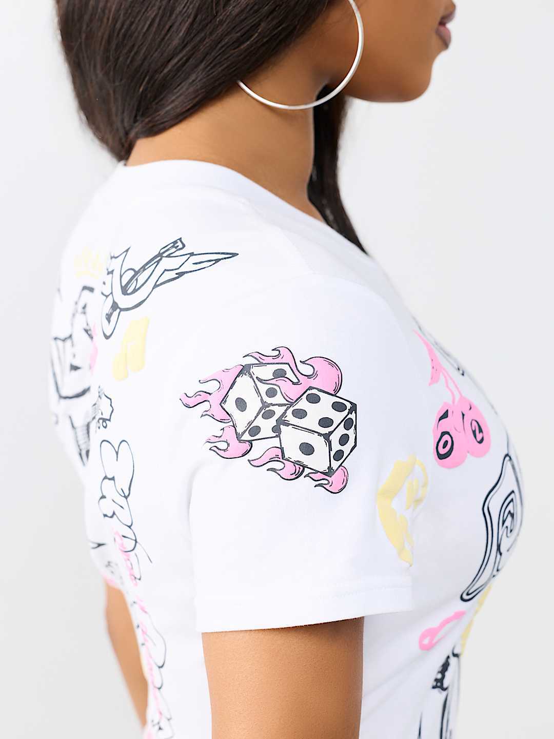 AL014-Graphic Babe Tee