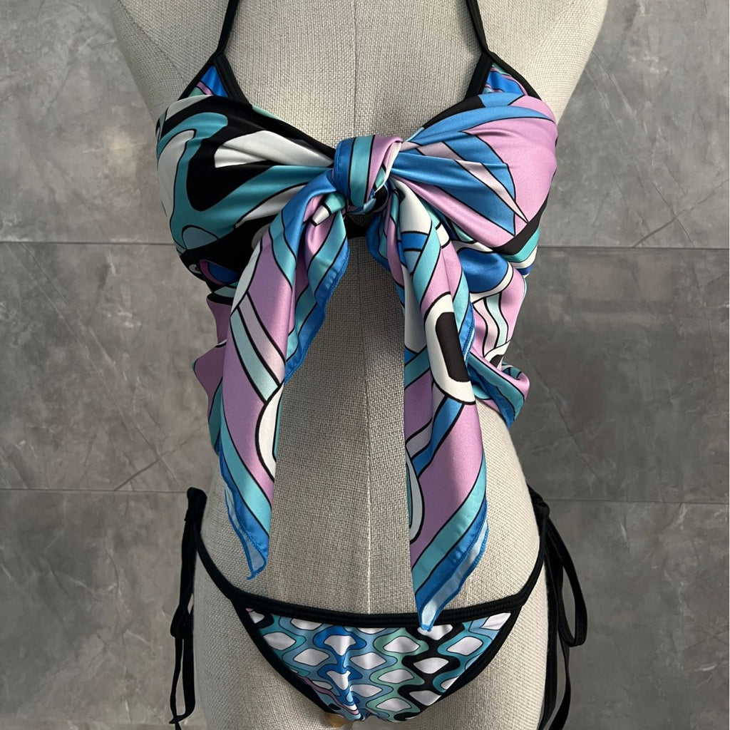 ALDS352-Swimmsuit three-piece set