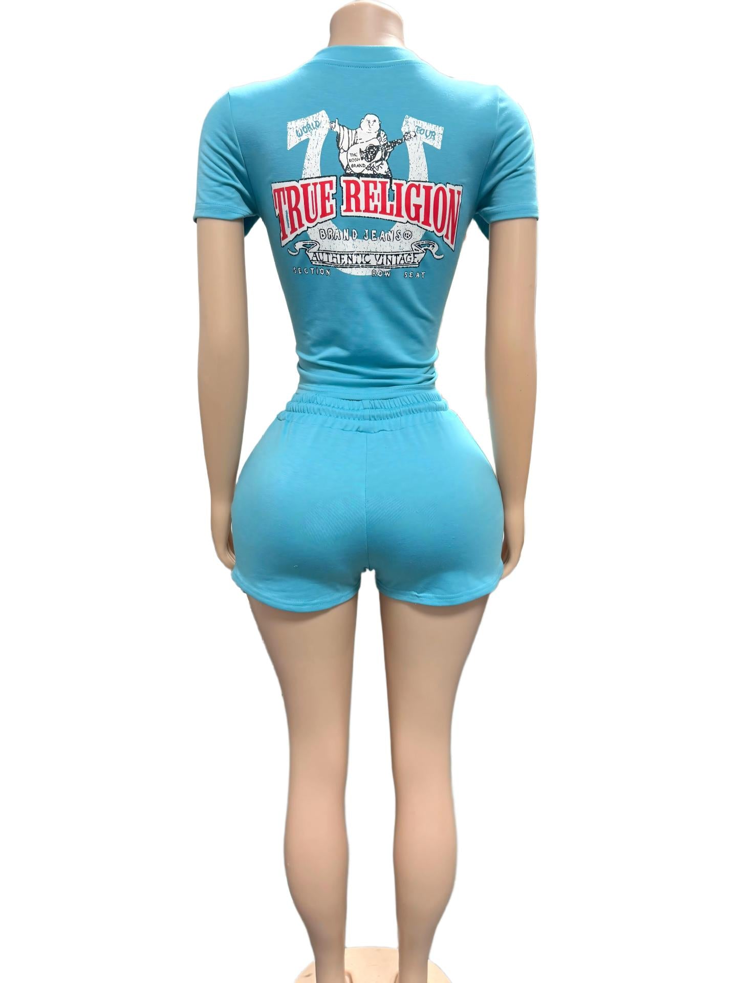AL005-Shorts Tracksuit Set