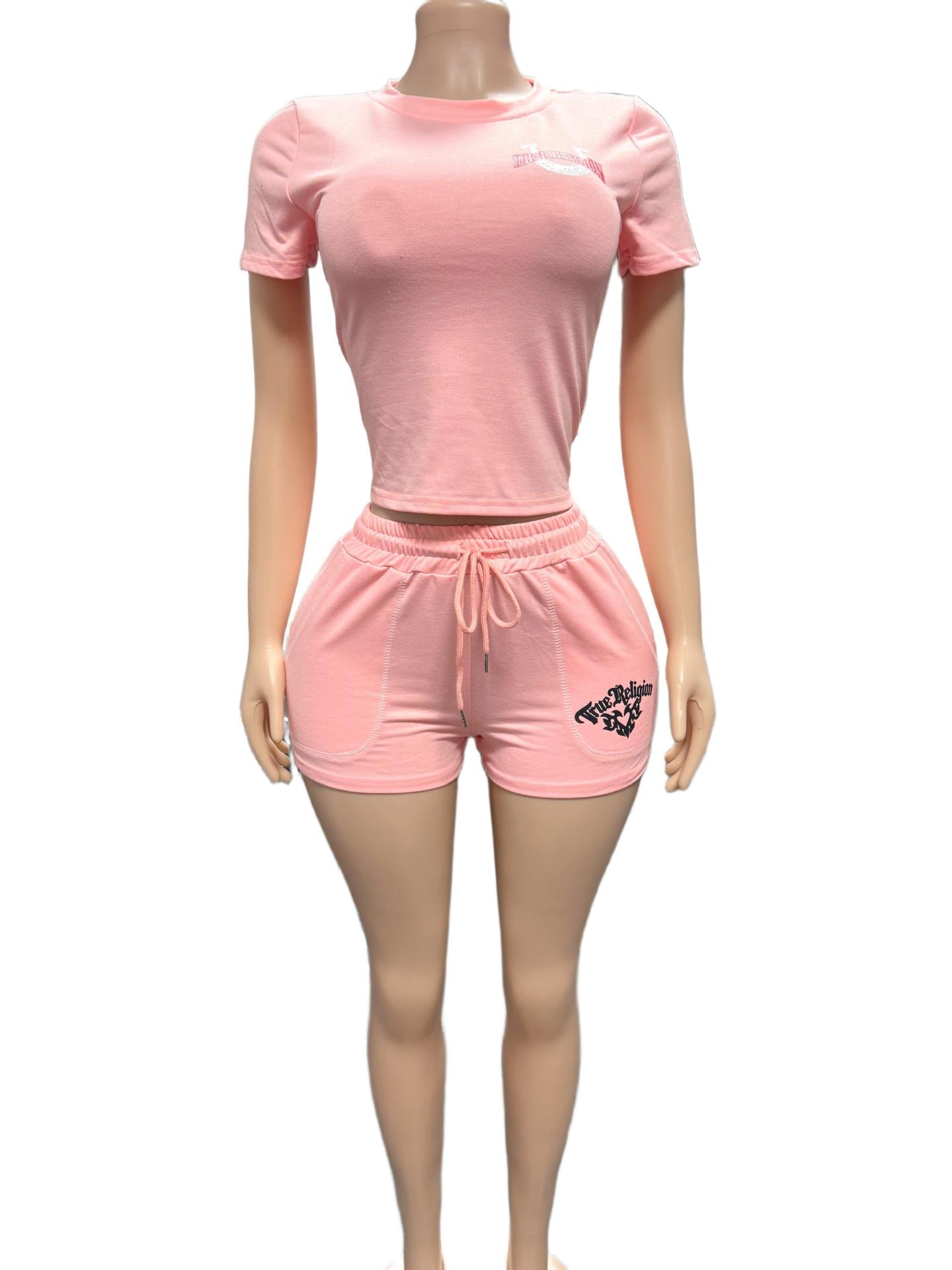 AL005-Shorts Tracksuit Set