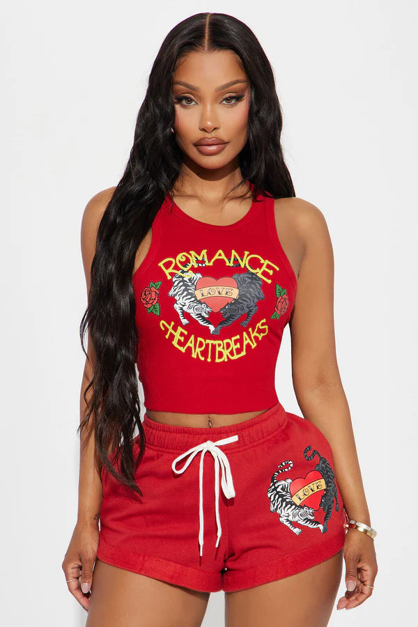ALDS157-Shorts set