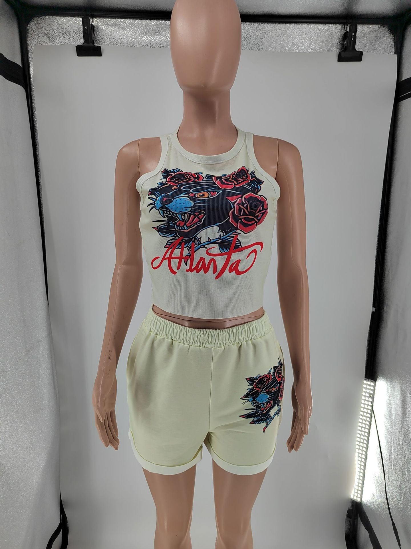 ALDS157-Shorts set