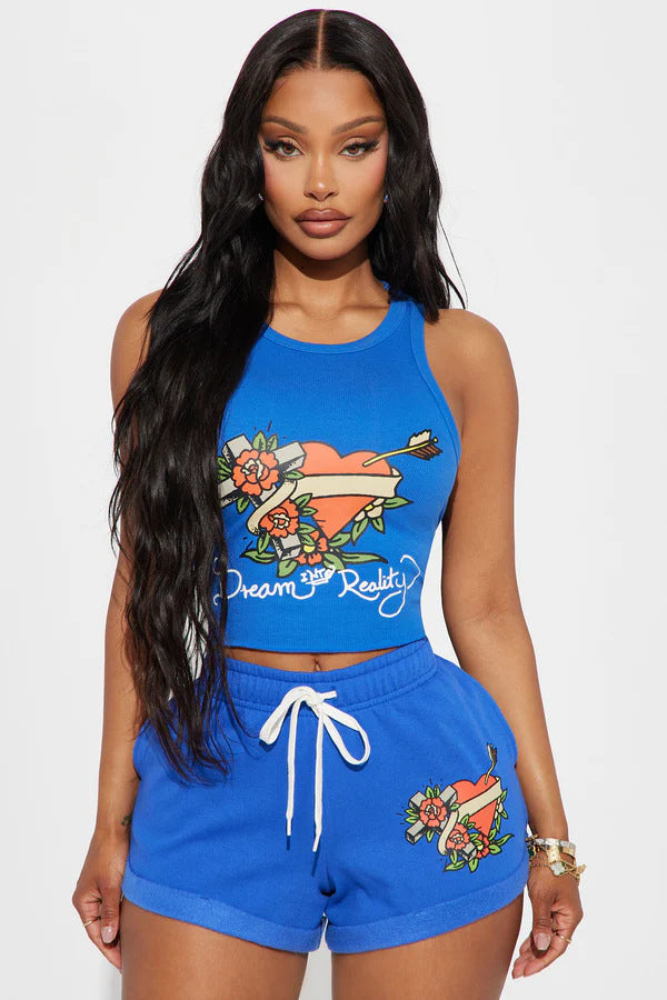 ALDS157-Shorts set