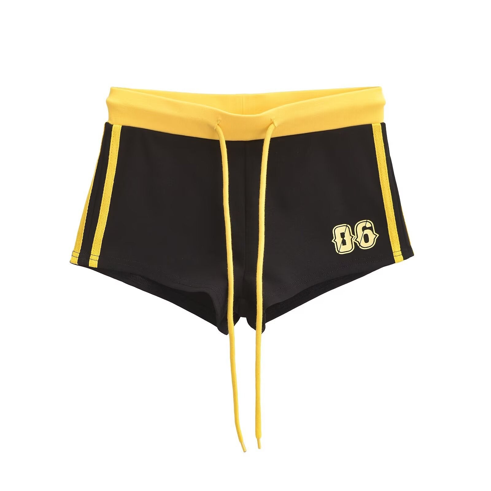 ALCS469-Long-sleeved shorts with letter print set