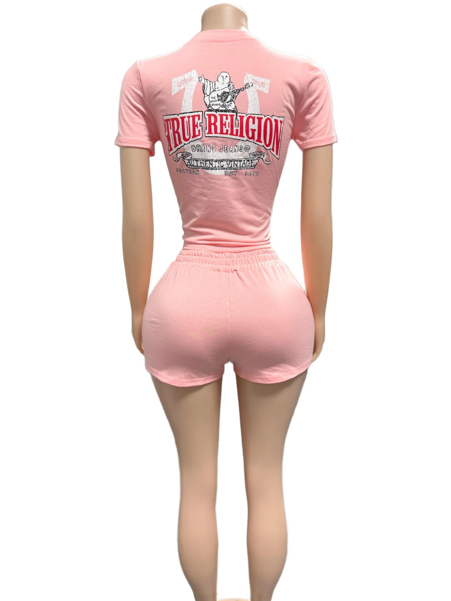 AL005-Shorts Tracksuit Set