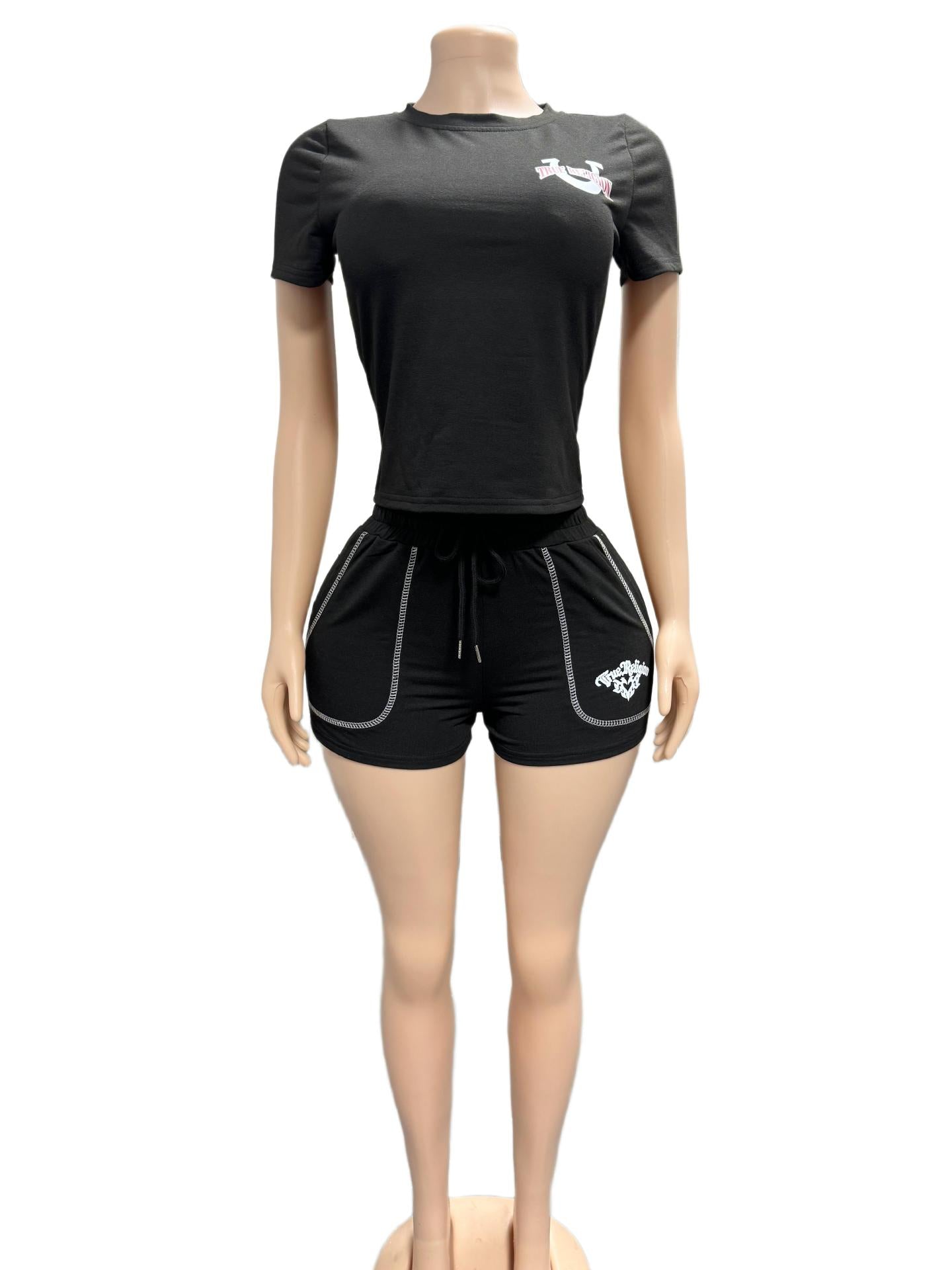 AL005-Shorts Tracksuit Set
