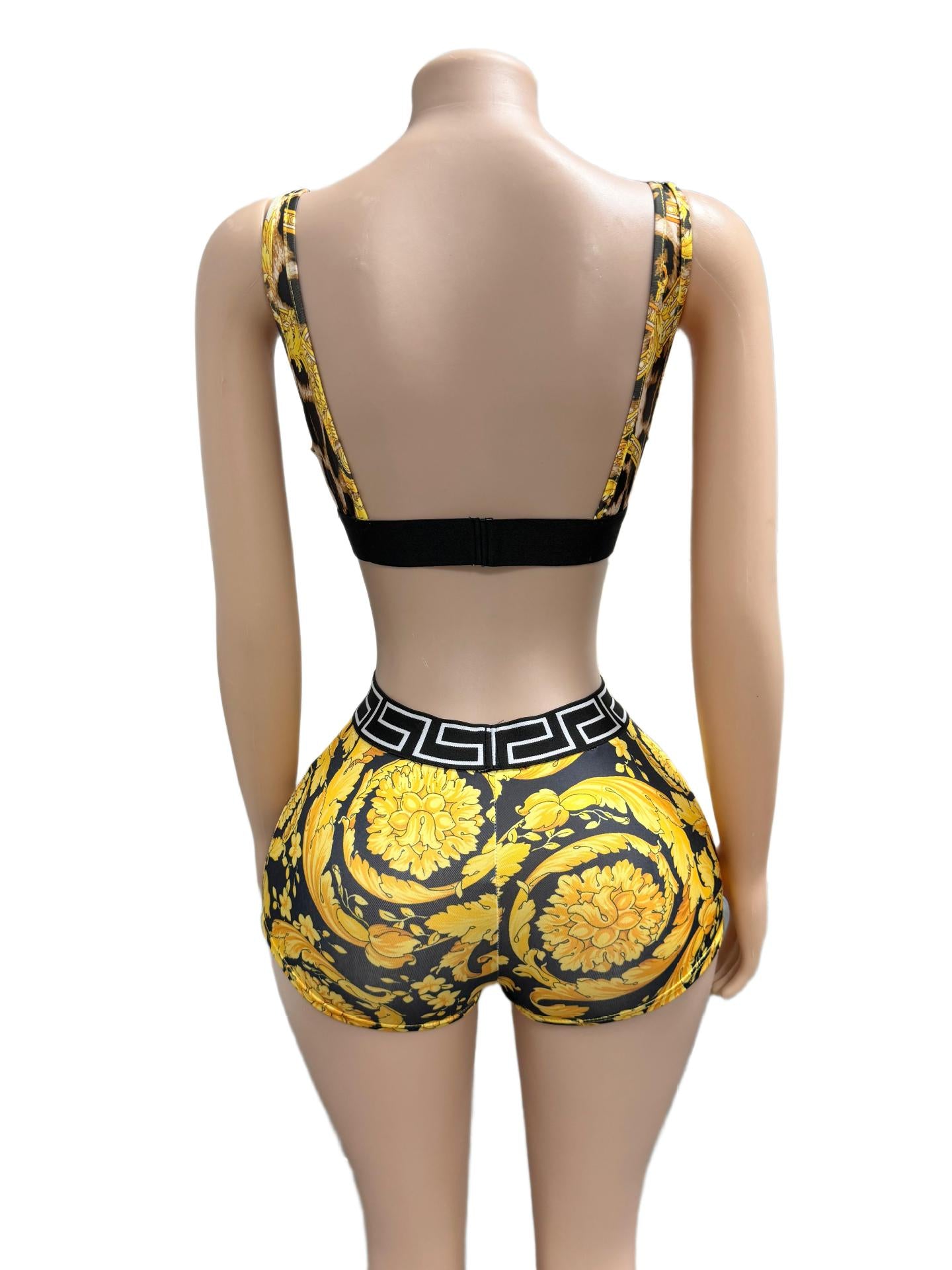 AL010-Shorts Tracksuit Set