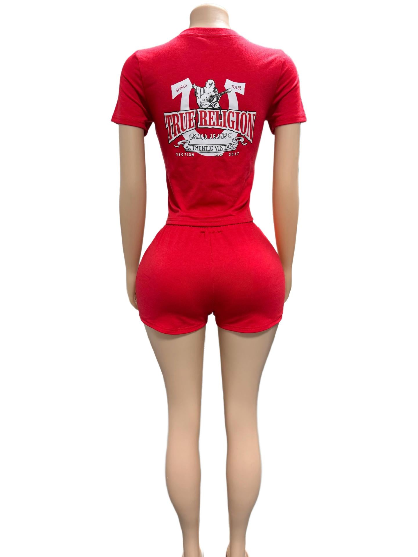 AL005-Shorts Tracksuit Set