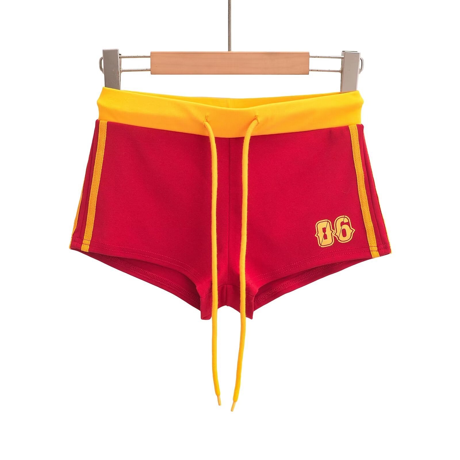 ALCS469-Long-sleeved shorts with letter print set