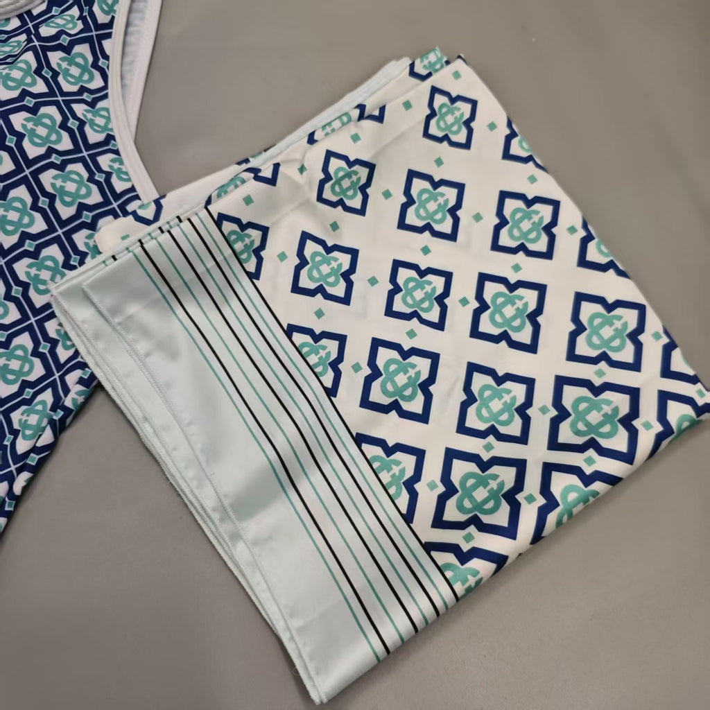 ALT215-2 Piece Swimsuit & Scarf Set