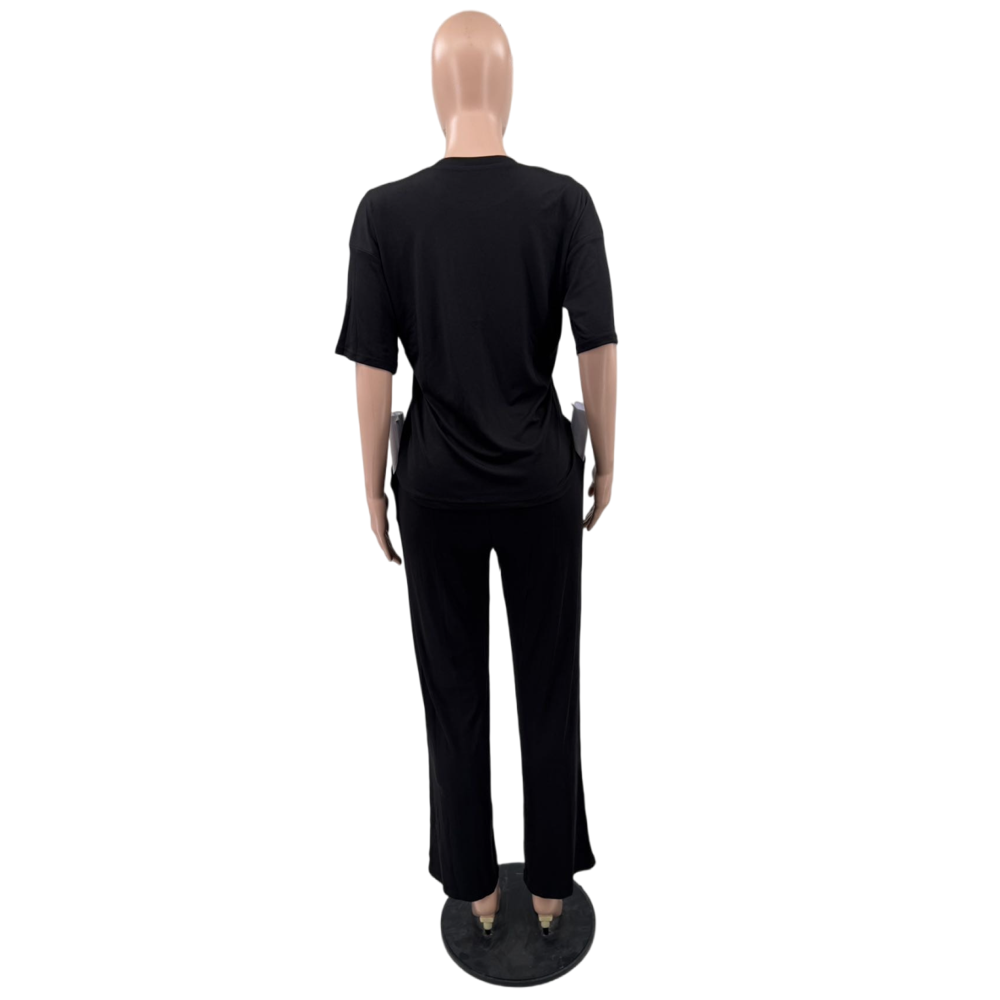 AL002-2 Pieces Pants Set
