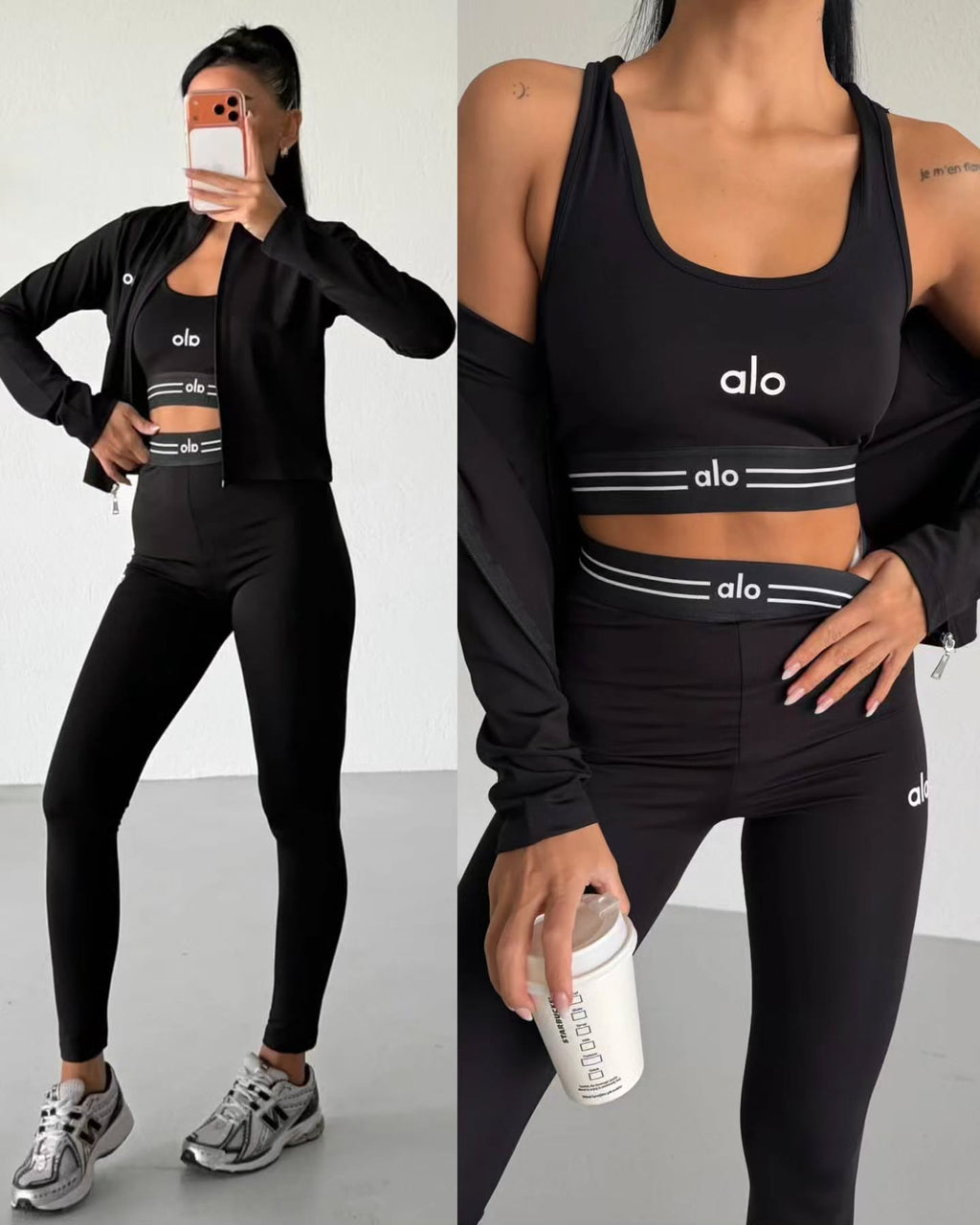 AL036-3 Pieces Set(With built-in chest pads)